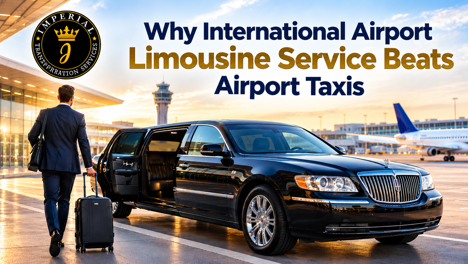Denver International Airport limousine service providing comfortable, prearranged airport transportation for business and leisure travelers